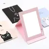 Espejo de maquillaje plegable Erlifan espejo de escritorio hogar grande dormitorio de estudiante espejo pequeño espejo de mujer espejo plateado