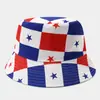 Novo Chapéu de Balde com Elemento de Bandeira Multi-País Transfronteiriço (Chapéu Bucket Casual Tendência Estilo Logo de País) SJ