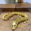 Aleación Dragón 3D Oficina Estéreo Adornos Evento Hogar Accesorios de Escritorio Piezas de Mango de Dragón Chino Artesanías de Metal