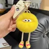 Lindo Conejo Rex de Imitación con Piernas Largas, Colgante Llavero de Coche Bola de Carbón Pequeña, Colgante de Peluche para Bolso, Muñeco de Regalo