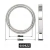 6808Zz/2Rs 61808 Rolamento Rígido de Esferas de Parede Fina Rolamento Redutor Planetário Tamanho 40*52*7mm