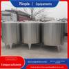 Tanque de armazenamento selado de aço inoxidável 304 tanque de armazenamento de vinho de aço inoxidável para bebidas Tanque de armazenamento de vinho branco de 10 cúbicos em aço inoxidável