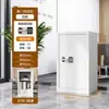 Gabinete de seguridad electrónico de acero, archivador de oficina con huella digital y contraseña, gabinete metálico de archivo financiero, gabinete metálico para datos
