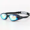 Gafas de natación para adultos con recubrimiento, gafas de natación de silicona integradas, HD, antivaho, con recubrimiento, gafas de natación transfronterizas de Amazon al por mayor