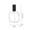 Botellas de Vidrio para Perfume en Stock 30/50/100ml Botellas de Vidrio Transparente para Perfume Botellas con Atomizador Botellas Vacías Reutilizables Venta al por Mayor