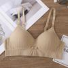 Lingerie Transfronteiriça, Sutiãs Push-Up Anti-Queda para Seios Grandes, Sutiãs Redutores, Sutiãs de Alça Fina, Sutiãs Confortáveis, Disponível para Atacado