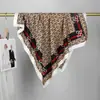 Lenço Quadrado de Seda Twill Elegante e de Tom Claro 90cm, Adequado para Todas as Estações, Lenço Decorativo de Seda Feminino, Lenço Quadrado para Atacado em Estoque
