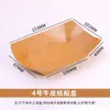Pratos Descartáveis Atacado Bandejas de Papel Kraft Caixas para Lanches Refeições Embalagens de Pratos Talheres Yakitori Piquenique Churrasco