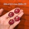 Colgante Xiangyun con carácter de la suerte y arena de oro púrpura de alto contenido natural con cerradura Ping An Ruyi para hombres, mujeres y niños, colgante de cinabrio, cinabrio