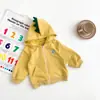 Chaqueta con Cremallera Estilo Primavera y Otoño para Niños, Cardigan Versátil con Capucha Estilo Coreano de Animales de Dibujos Animados Lindos para Bebés y Niños Pequeños