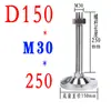 Patas ajustables engrosadas, base de acero al carbono de alta resistencia, patas de soporte mecánico de tornillo cromado, patas fijas de metal