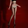 Medias Kyoho Jelly Massage 912 Puntos Sin Costuras Sin Cintura Sexy Alta Densidad Sin Marcas Entrepierna Abierta Brillantes Aurora Seda para Hombres