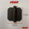 Dobradiça de solda para caixa de veículo agrícola Dobradiça de ferro espessado para caminhão grande Gancho de calha para caixa de veículo semirreboque Nova dobradiça de porta de ferro