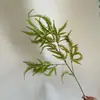 Plantas e Flores Artificiais Verdes Transfronteiriças, Cenário de Arranjo de Flores Artificiais, Grama de Mil Camadas, Pinheiro Nevoeiro, Arranjo de Flores Artificiais para Casa e Plantas para Paisagismo