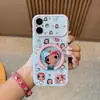 Soporte de jade en forma de corazón adecuado para Apple 17 Pro Max, iPhone 18, Funda suave Huawei con ventana en forma de corazón