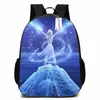 Mochila Escolar para Preescolar Princesa Congelada Aisha Sophia Niñas Mochila Infantil Escolar Dibujos Animados para Estudiantes de Primaria