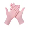 Luvas Descartáveis de PVC, Luvas Protetoras Domésticas para Cozinha, Luvas de Proteção para Trabalho em Salão de Beleza e Catering, Luvas de Borracha Sem Pó