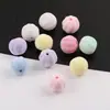 Otoño e Invierno Pelo de Pato con Lazo Dulce Cuentas Sueltas DIY Hecho a Mano Cadena para Teléfono Móvil Joyería de Cuentas Material Accesorios