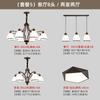 Lustre para sala de estar Lâmpadas de luxo americanas Atmosfera para toda a casa Atmosfera moderna e simples Lâmpada principal para sala de restaurante celebridade da internet quarto