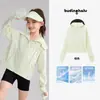 Roupas de proteção solar Pudding Haru para crianças 2026 novo verão jaqueta com capuz de proteção solar para meninas blusa de proteção solar UPF50+