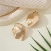 1 Par de Aretes de Metal Irregulares, Exquisitos y Versátiles para Uso Diario y Desplazamientos, Populares en Europa y América, Tendencia Mayorista de Venta Caliente Transfronteriza