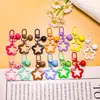 Llavero colgante de campana de pentagrama calado de colores Kit de material para abalorios hecho a mano DIY para accesorios de decoración de bolsas y orejas