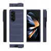 Funda Adecuada para Teléfono Samsung Z Fold7, Escudo Mágico Plegable Anti-Caída Airbag Z Fold6 Funda para Teléfono con Sensación de Piel Cubierta Protectora