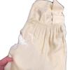 Recomendação da classe CHao! Sem textura D ~ novo para a primavera calça pantalona de seda com caimento aveludado de leite branco cremoso para mulheres