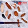 Reposapalillos de Madera Reposapalillos Japonés Creativo Soporte para Palillos Almohada para Palillos Almohadilla para Palillos Reposapalillos de Palosanto Madera Maciza Doble Uso Soporte para Palillos y Cuchara