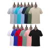 Camisa de Trabajo de Color Sólido con Cuello de Solapa Productor Personalizado Camisa Cultural Ropa de Trabajo Camiseta de Verano Manga Corta Silueta Obrero Ropa de Trabajo