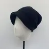 2026 Nuevo Gorro de Punto de Lana Pura Estilo Coreano para Mujer Otoño Invierno Protección para los Oídos Cálido Gorro de Lana Hace que la Cara se Vea Más Pequeña Gorro Holgado