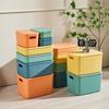 Caixa de Armazenamento Doméstica Colorida Caixa de Armazenamento para Roupas Meias Íntimos Sala de Estar Cozinha Utensílios Cesto de Armazenamento de Brinquedos Cesto de Armazenamento