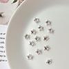 Espejo cruzado Punto de venta estrella puntiaguda de cinco puntas vidrio diamante súper flash accesorios para uñas cristal multi-corte accesorios de joyería diamantes de imitación