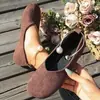 Sapatos de vovó transfronteiriços europeus e americanos plus size, mocassins, sapatos femininos, tamanho 41, sapatos casuais, sola macia, novo estilo confortável, tamanho 43, atacado plus size