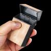 Pitillera Gruesa para Hombre Paquete de 20 Pitillera Flip de Plástico Patrón Imitación Denim Distintivo Portátil Clip para Cigarrillos Antipresión y Antihumedad