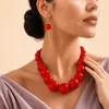 Set de Joyería de Estilo Étnico de Alta Gama, Moda Personalizada con Cuentas de Arroz Europeas y Americanas Transfronterizas