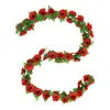 Enredadera de Girasol, Enredadera de Flor de Girasol, Tira de Flores Decorativa para Cubrir Tubería de Aire Acondicionado, Decoración del Hogar, Enredadera de Flores Artificiales, Colgante de Pared