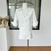 Conjunto Roupas de Linho Verão Feminino Camisa Saia Calças Casuais