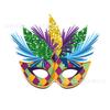 CA046 Mascarilla de Alien para Festival de Carnaval, Posavasos con Corona, Diseño de Ambiente de Fiesta, Posavasos Desechable, Posavasos de Papel