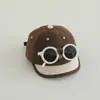 Gorro de Bebé Estilo Primavera y Otoño Gorra de Pico para Niños y Niñas, Gafas de Sol Desmontables, Gorra de Béisbol, Cortavientos de Invierno