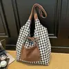 Bolsa Casual Retrô para Mulheres 2025 Novo Estilo Reversível Versátil Bolsa de Ombro Grande Capacidade Bolsa Satchel para o Dia a Dia Bolsa Tote