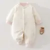 Roupas infantis Anyang, roupas de bebê para primavera, outono e inverno, macacão de algodão fino 40g, macacão unissex para bebê, adequado para usar em ambientes internos
