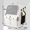 Bolsa Transportadora para Gatos para Exteriores, Mochila Transpirable de Doble Hombro para Mascotas, Gran Capacidad, Plegable, Se Puede Llevar en la Espalda o en la Mano, Mochila para Gatos