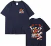 Nova Camiseta de Manga Curta Estampada de Cor Pura para o Verão 2025 Camiseta Básica Masculina Meia-Manga Roupas de Casal Europeias e Americanas Mais Vendidas