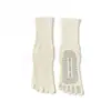 Calcetines de Yoga de Cinco Dedos para Mujer, Calcetines Especiales de Media Caña con Dedos Separados Antideslizantes Profesionales para Pilates, Entrenamiento en Interiores, Fitness y Deportes