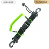Cuerda Antiperdida para Buceo, Cuerda Antiperdida para Herramientas de Aguas Profundas, Cuerda Multifuncional Elástica Telescópica, Extensible 1.5m Adecuada para Buceo Libre