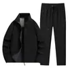 Comércio Exterior Masculino Outono e Inverno Jaqueta Quente com Forro de Fleece Engrossada Jaqueta Soft Shell Macia Solta Roupa de Casal Gola Suit