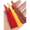 Pavilhão Mengnan Nó Chinês Argola de Puxar Franja de Borla Materiais Manuais DIY Peças Semi-acabadas Enfeites de Borla para Pendurar Lanternas
