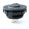 Interruptor Basculante Kcd1 Redondo Olho de Gato Modificado para Carro e Moto 12V com Luz LED de 3 Pinos Iluminação de Carro Modificada com Rocker Olho de Peixe Formato de Barco