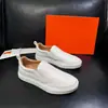 Venda Quente Transfronteiriça Couro Genuíno Estilo Leve de Luxo Slip-On Hms Tênis Preguiçosos de Cano Baixo Direto da Fábrica